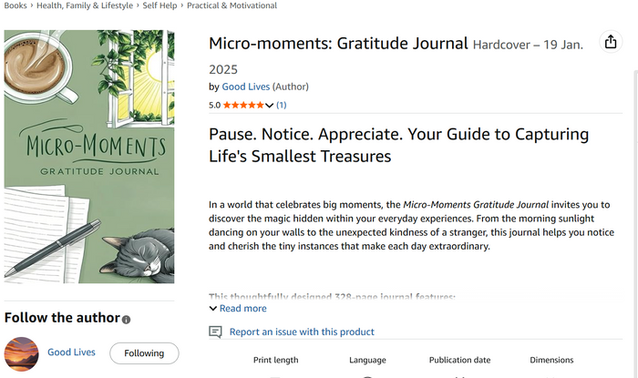 Micro-moments: Gratitude Journal