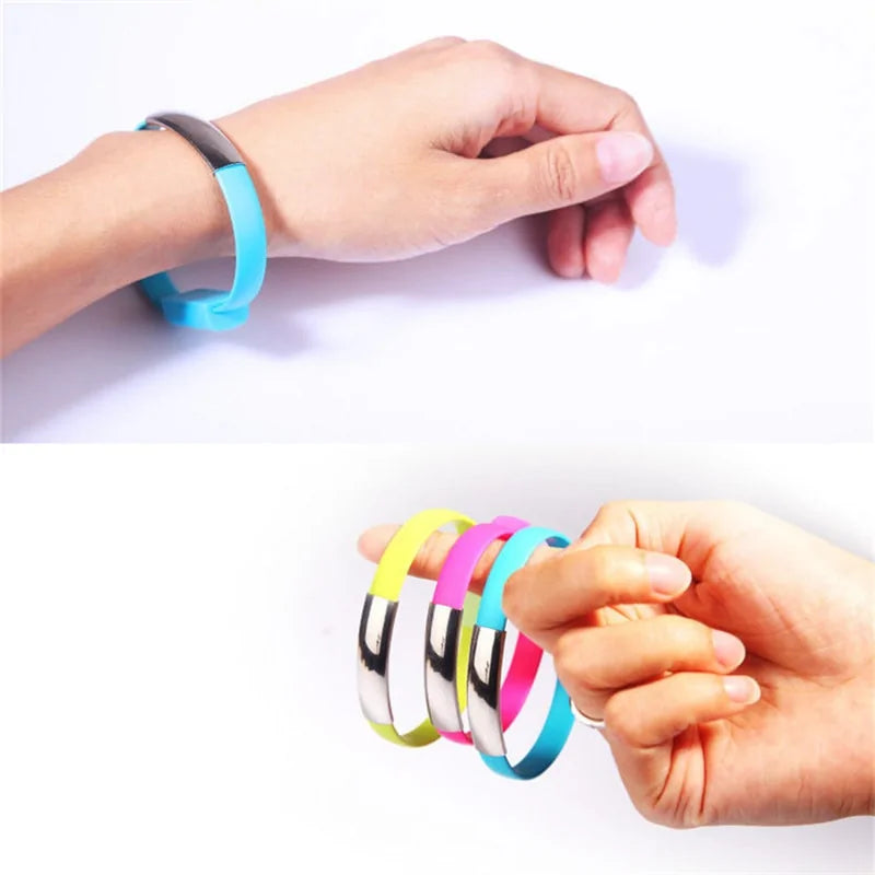 Outdoor Colorful Mini Micro USB Bracelet Charger