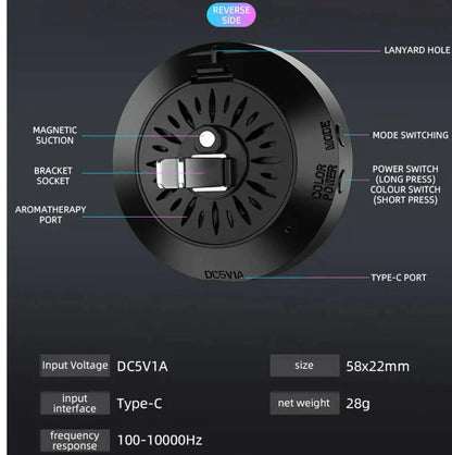 Bluetooth Speaker with RGB Lighting