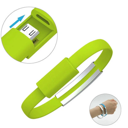 Outdoor Colorful Mini Micro USB Bracelet Charger